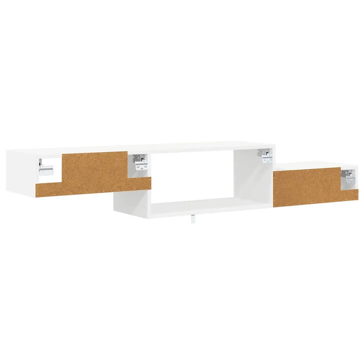 White Wall-Mounted TV Cabinet for Living Room