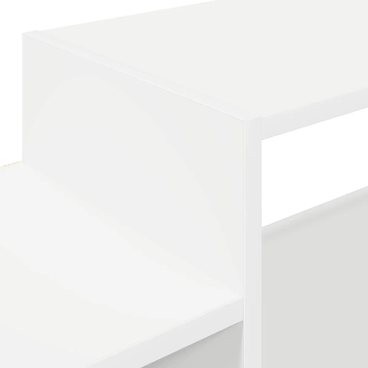 White Wall-Mounted TV Cabinet for Living Room