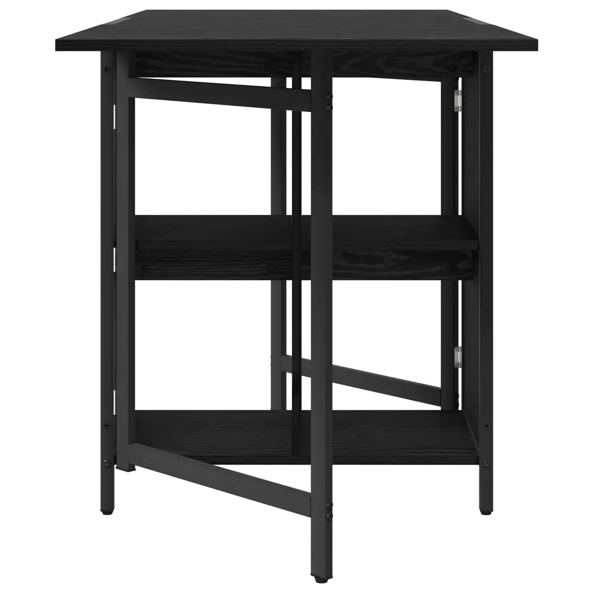 Black Oak Extendable Dining Table 144x60x75cm
