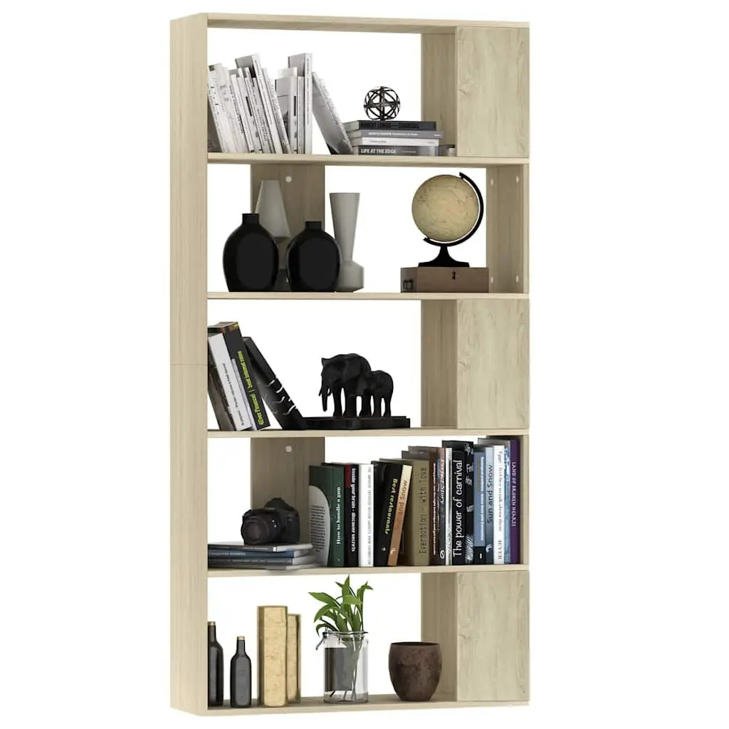 Book Cabinet Room Divider in Brown