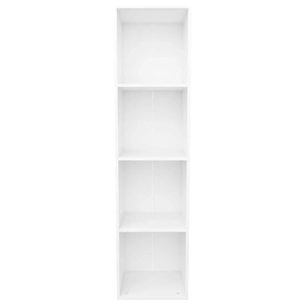 White Book Cabinet with 4 Shelves