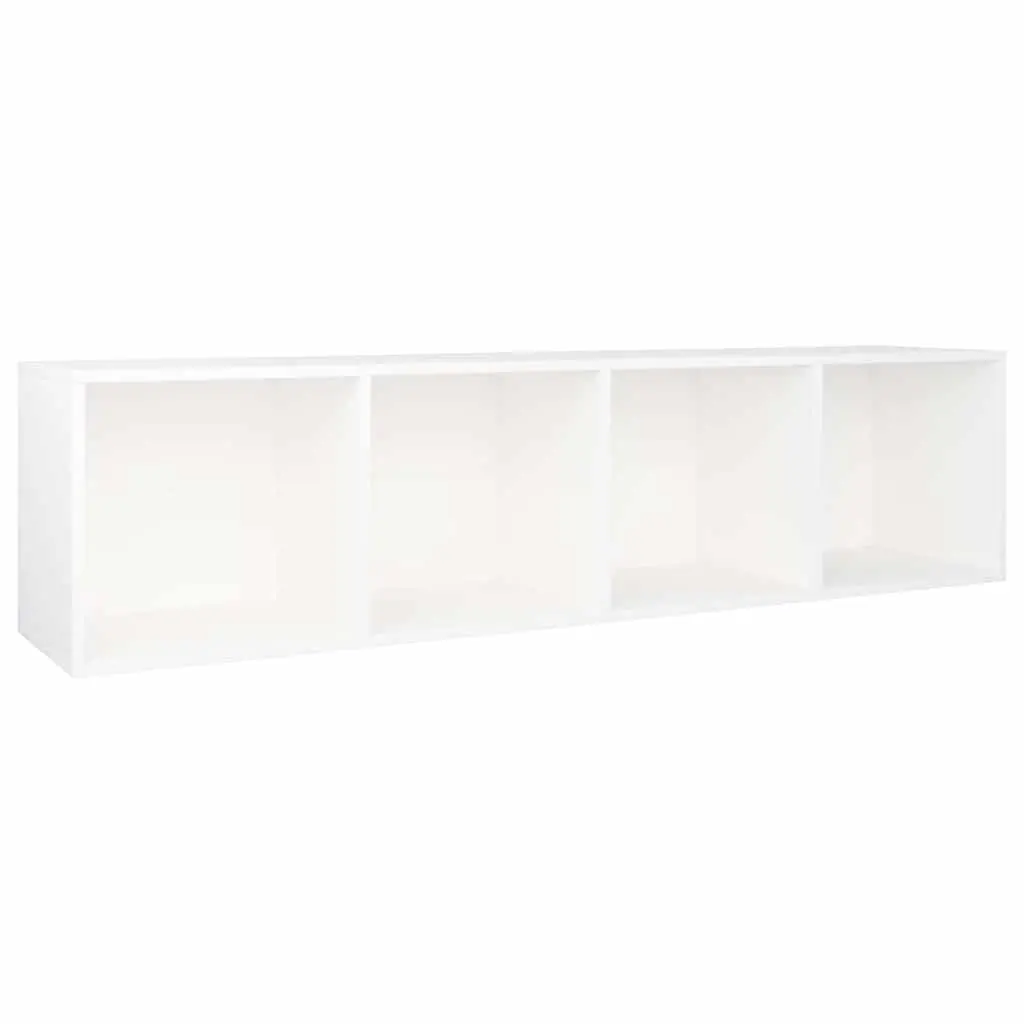 White Book Cabinet with 4 Shelves