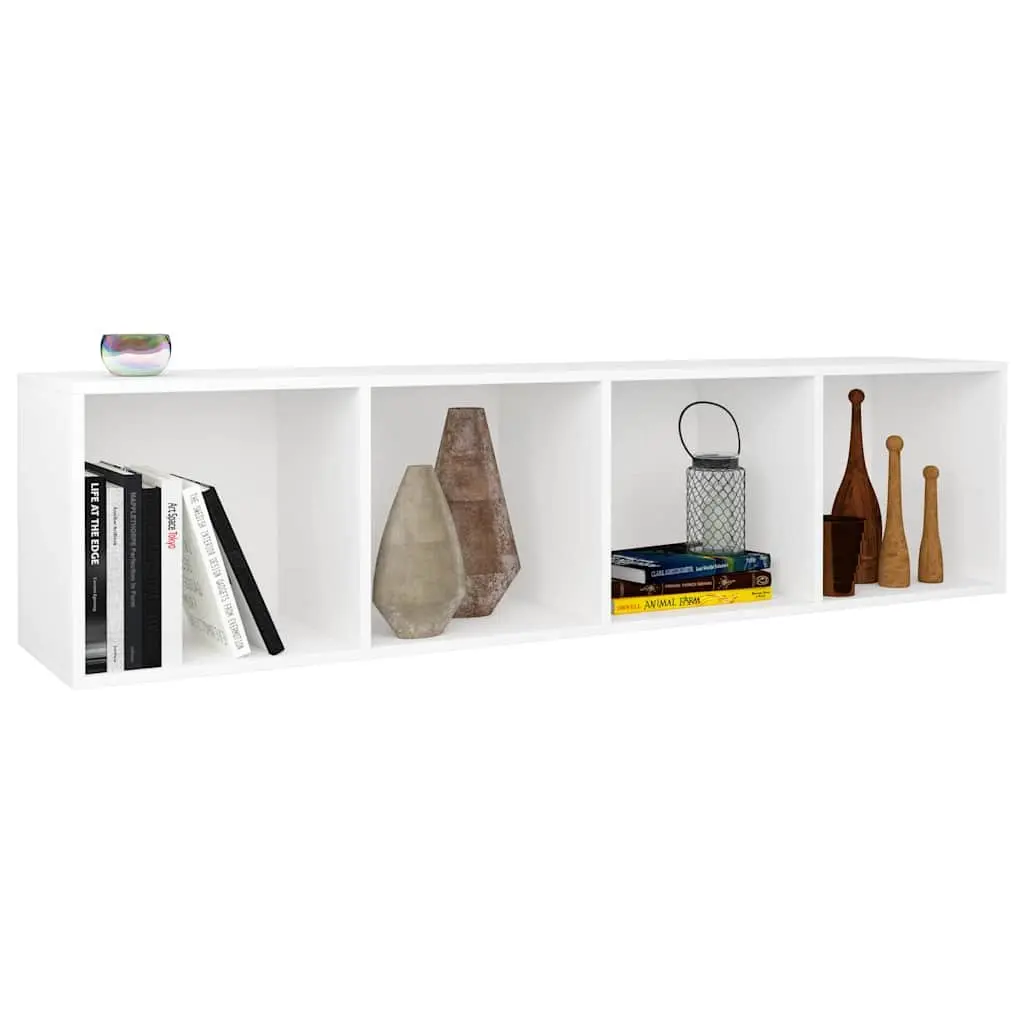 White Book Cabinet with 4 Shelves
