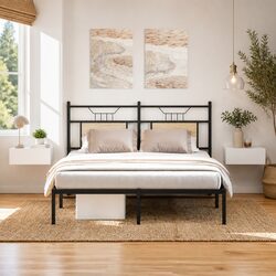 Charming White Floating Bedside Tables 2-Piece Set