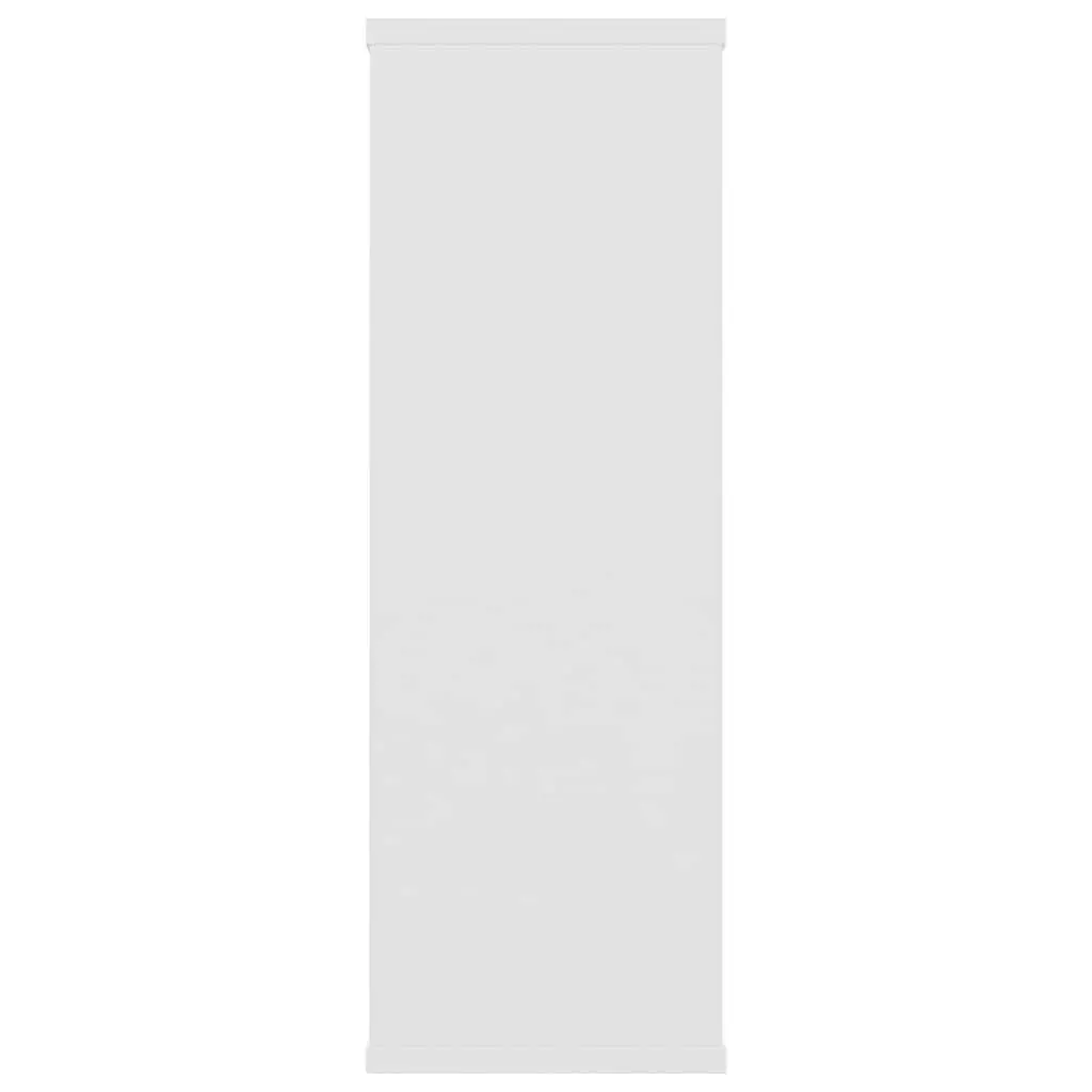 White Wall Shelves with Open Compartments for Storage