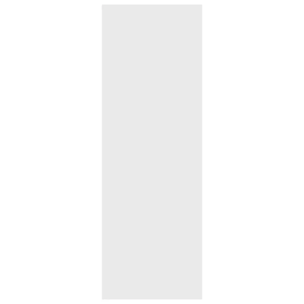 White Book Cabinet Sideboard 66x30x98 cm with 6 Compartments