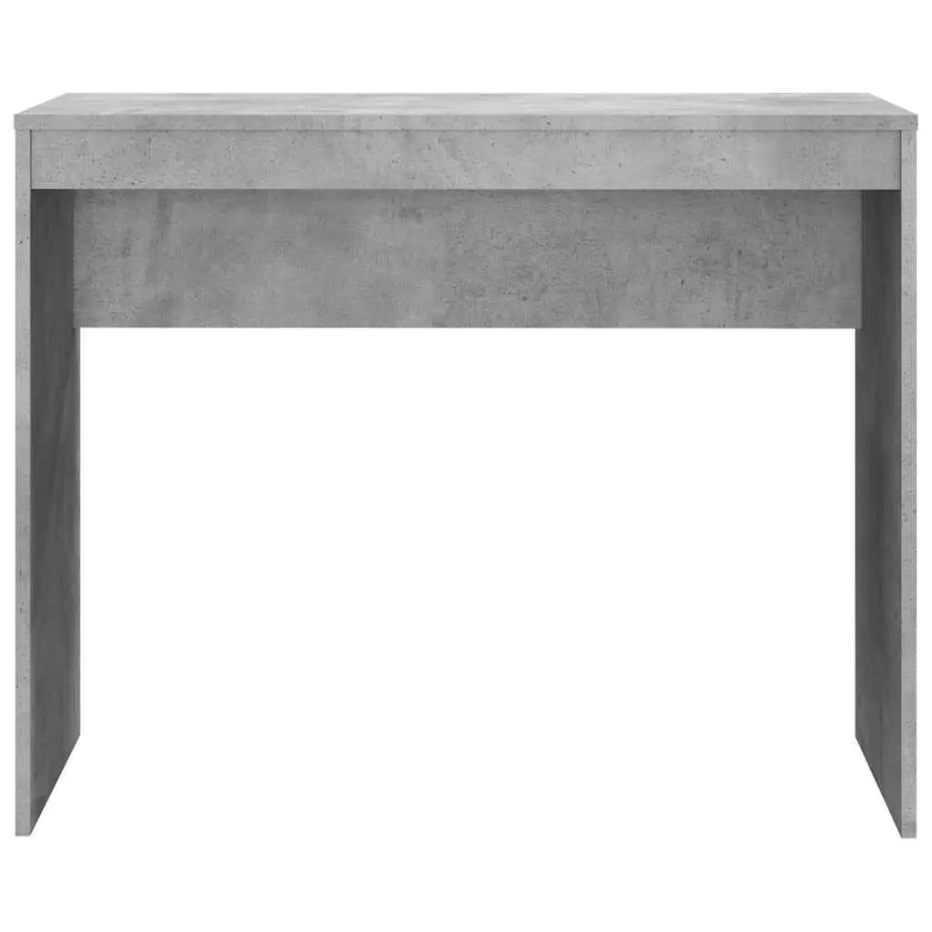 Engineered Wood Office Desk Grey 90x40x72 cm Compact Modern Study Work Table