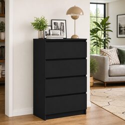 Chic Black Sideboard Storage Cabinet for Modern Spaces