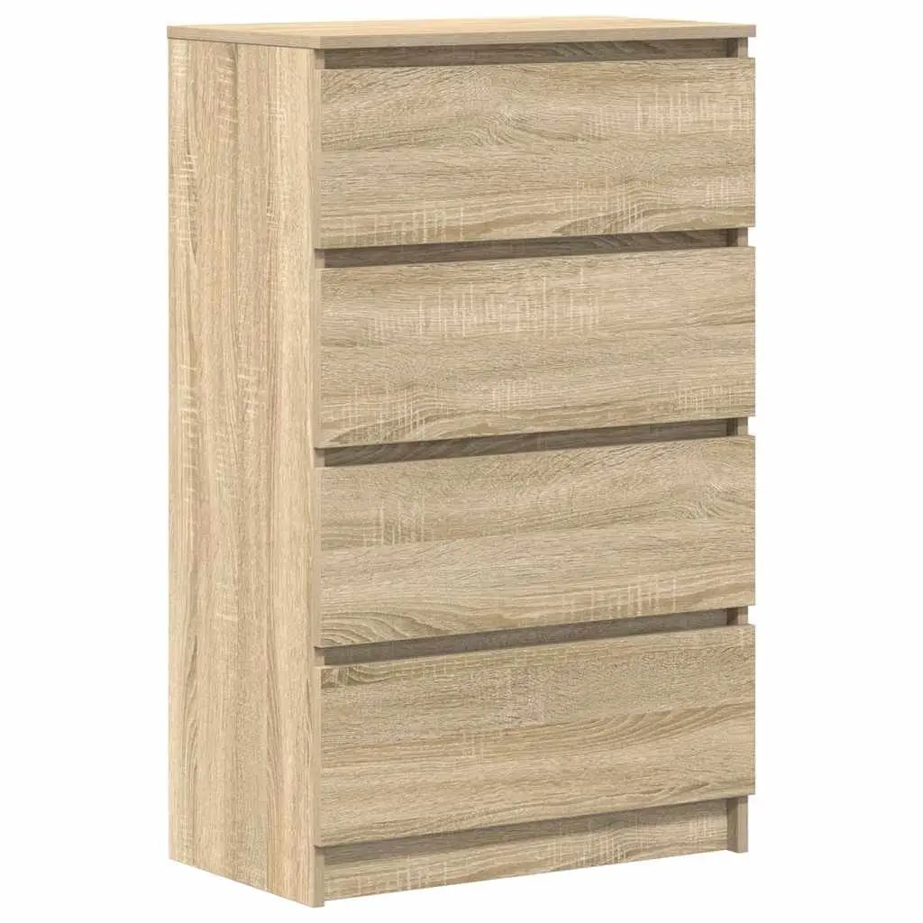 Brown Engineered Wood Sideboard Storage Cabinet