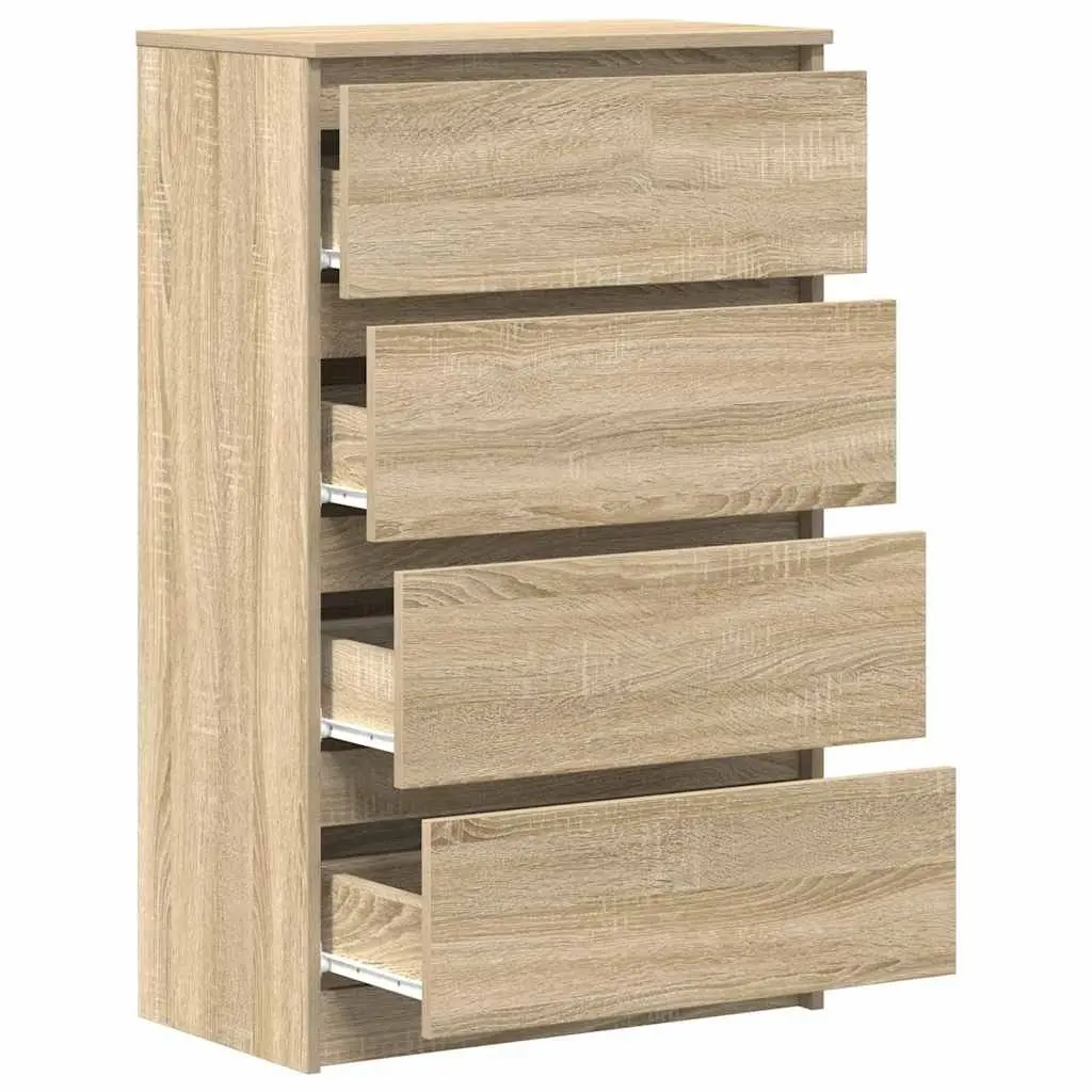 Brown Engineered Wood Sideboard Storage Cabinet