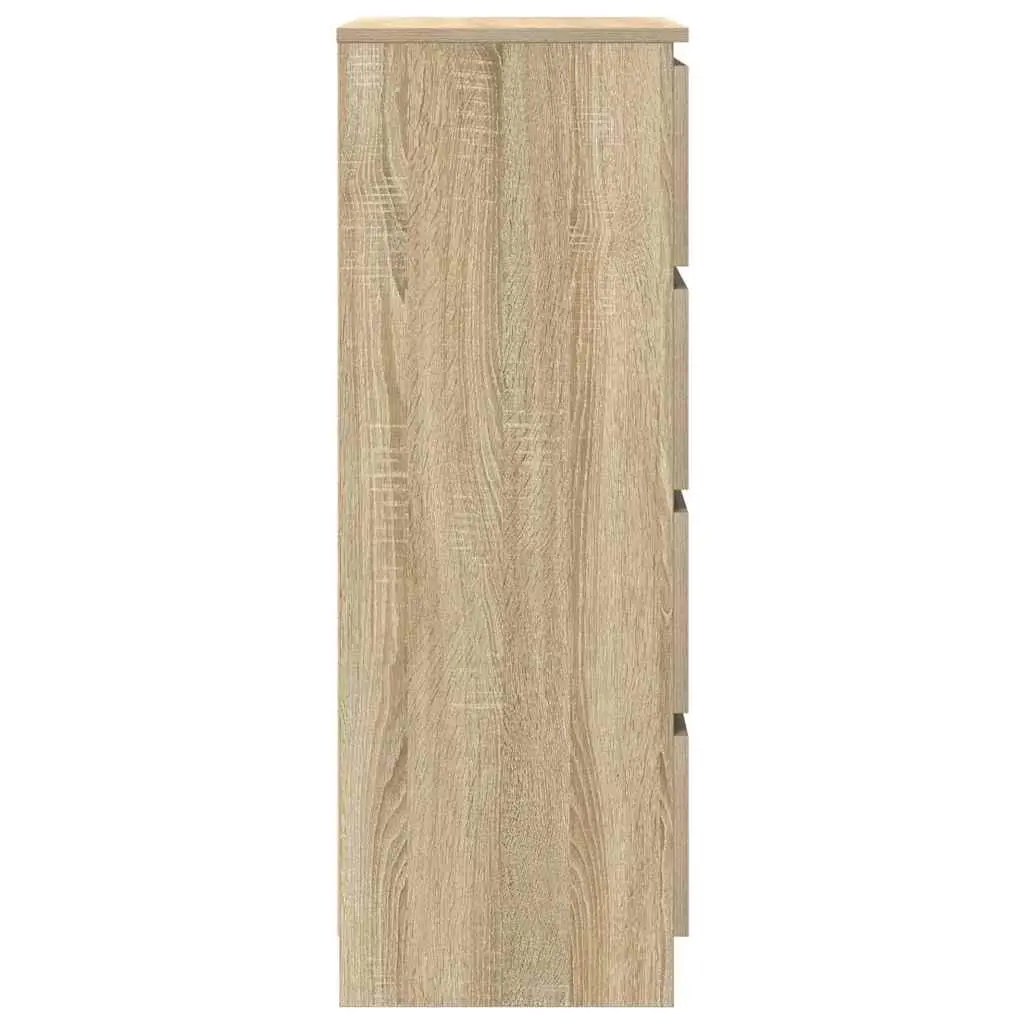 Brown Engineered Wood Sideboard Storage Cabinet