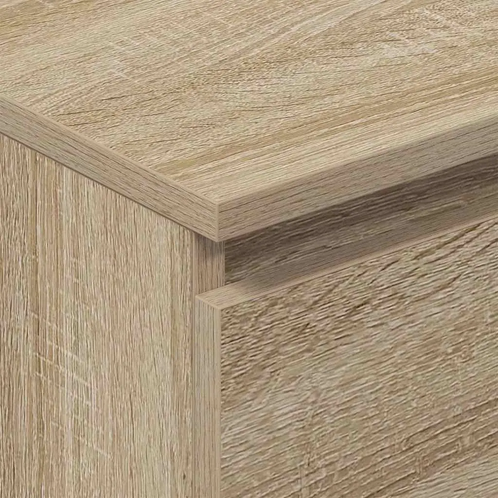 Brown Engineered Wood Sideboard Storage Cabinet