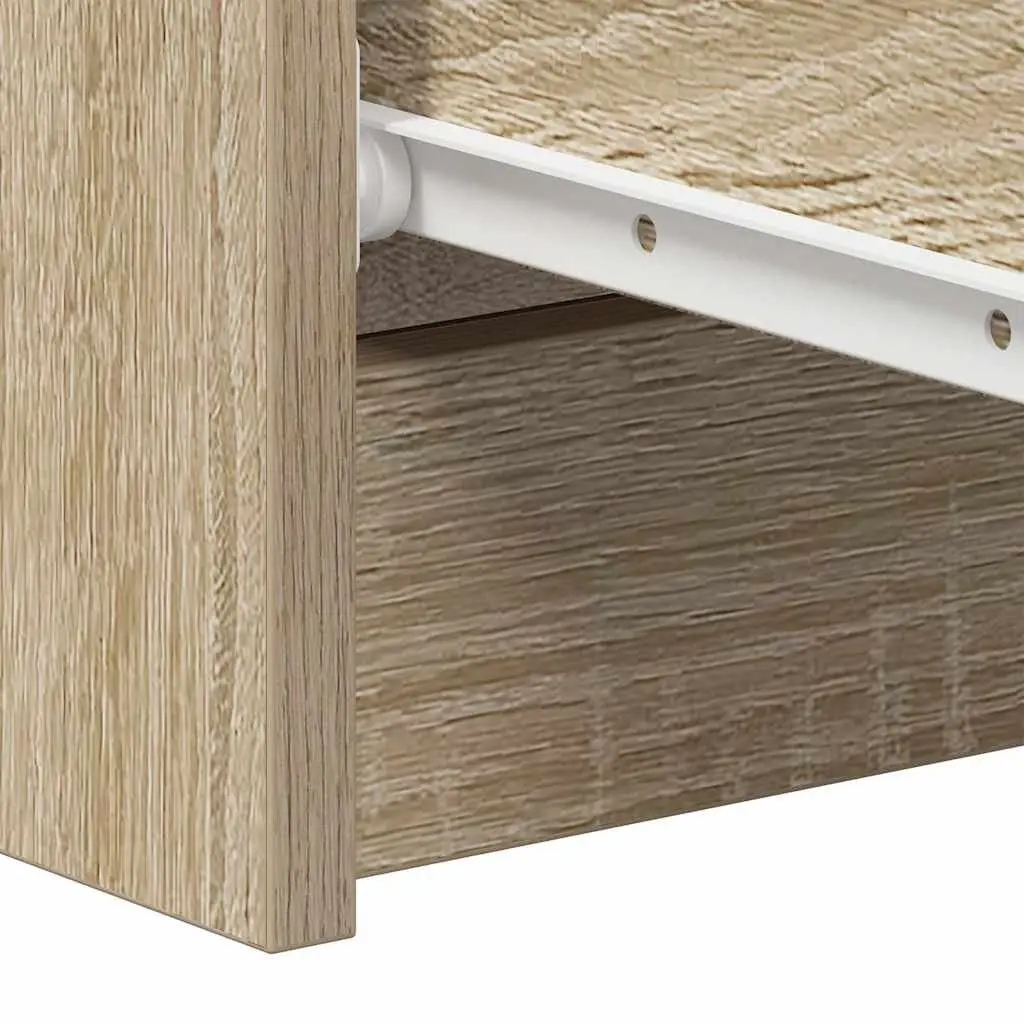 Brown Engineered Wood Sideboard Storage Cabinet