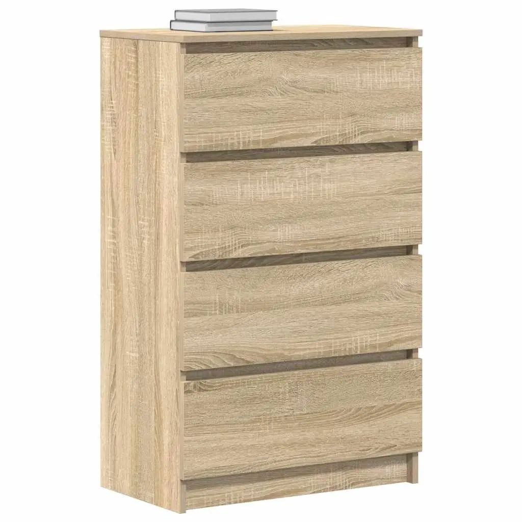 Brown Engineered Wood Sideboard Storage Cabinet
