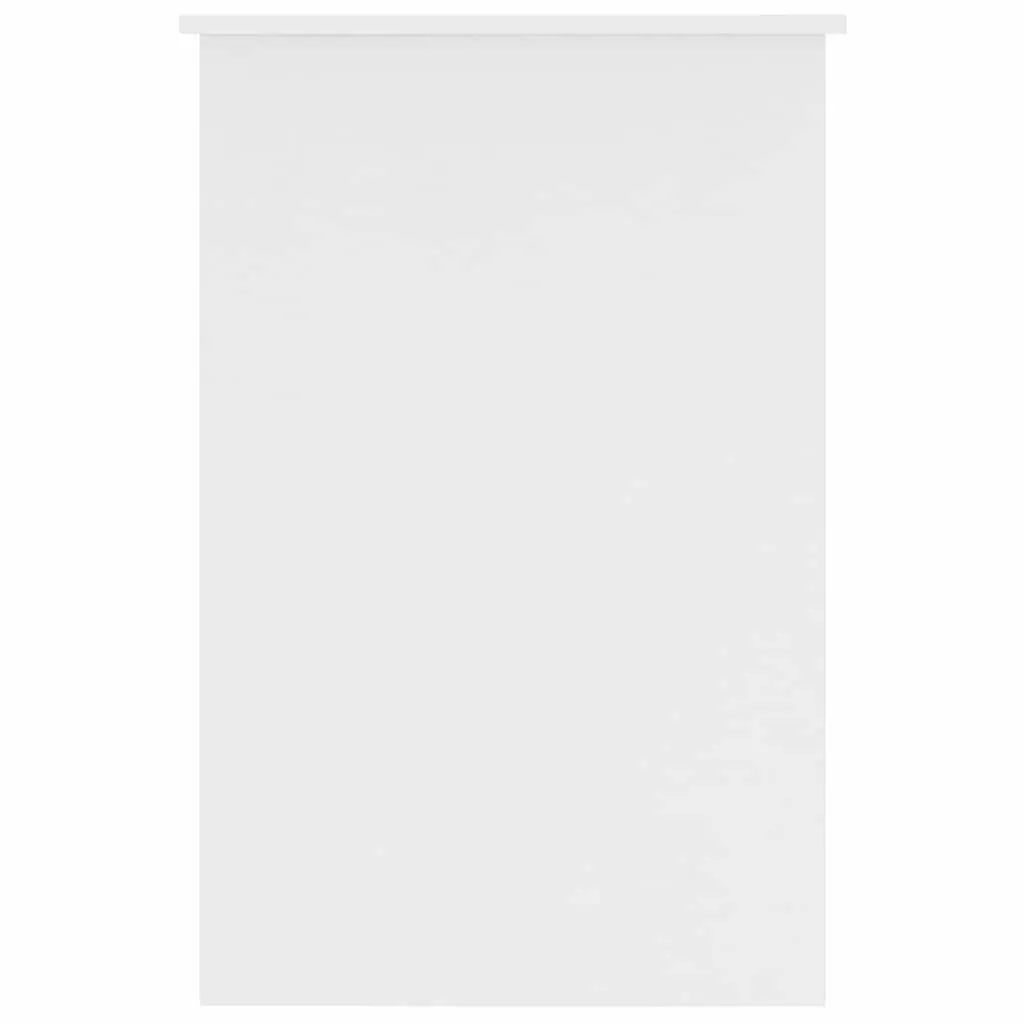 Office Desk White Modern 100cm Engineered Wood with Drawer