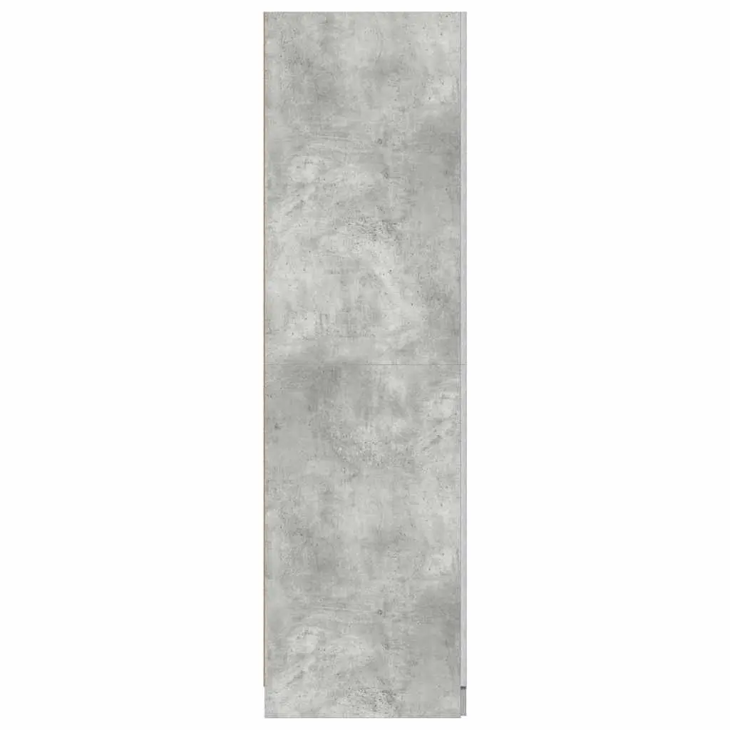 Wardrobe Grey 80x52x180 cm Engineered Wood