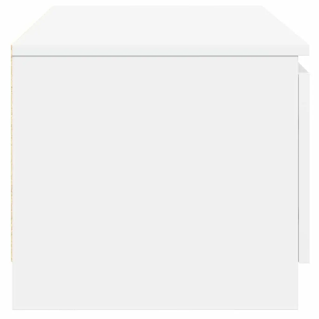 TV Cabinet White 140x40x35.5 cm Engineered Wood with Doors Open Compartments Storage Unit