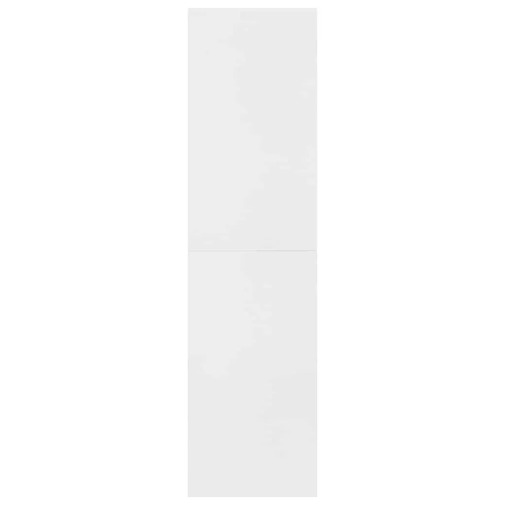 White Book Cabinet Room Divider with 6 Open Shelves