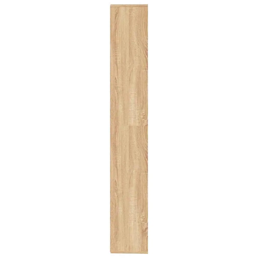 Book Cabinet Room Divider 155x24x160cm Bookcase 6-Shelf Storage Rack Engineered