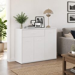 Elegant White Sideboard for Stylish Storage
