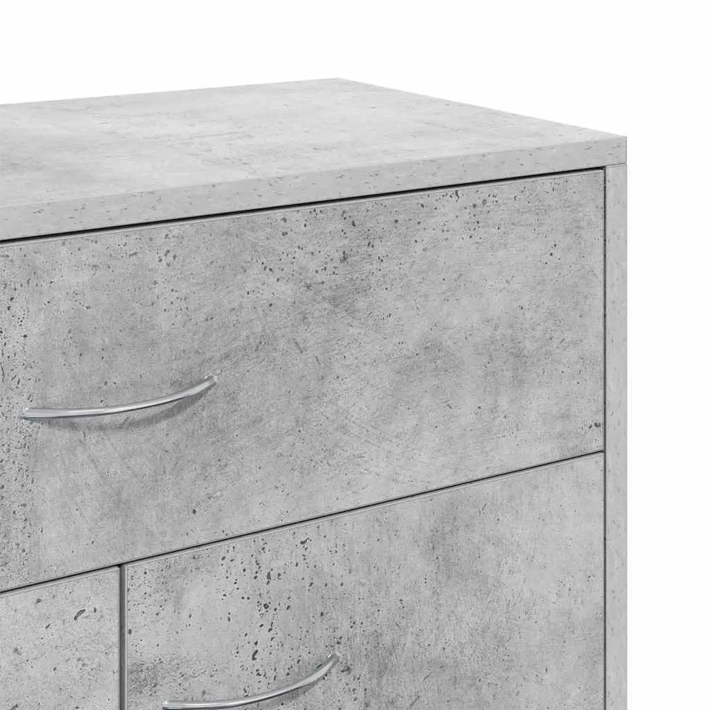 Sideboard Grey Minimalist 60x30x75 cm Engineered Wood