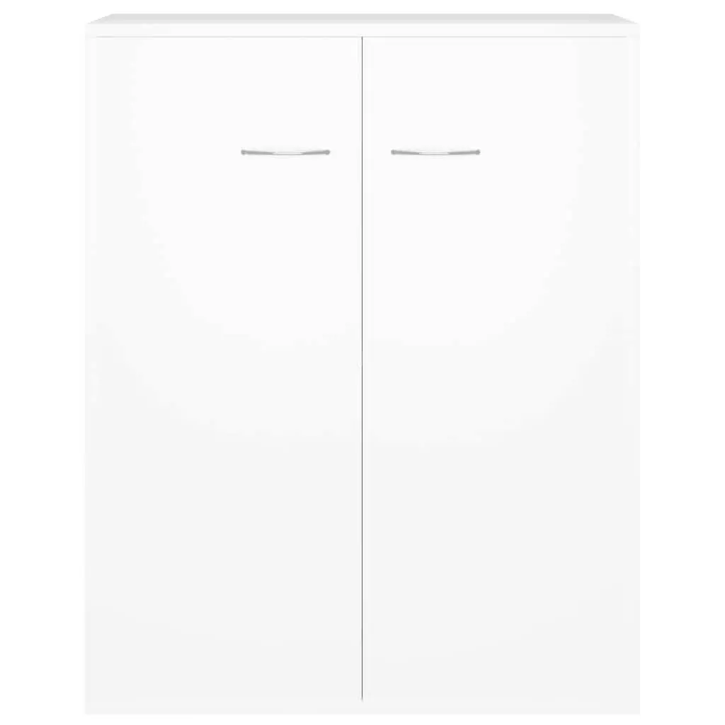 White Storage Cabinet Sideboard for Living Rooms