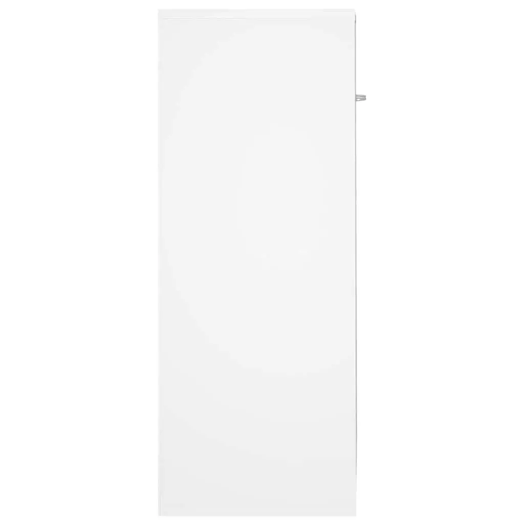 White Storage Cabinet Sideboard for Living Rooms