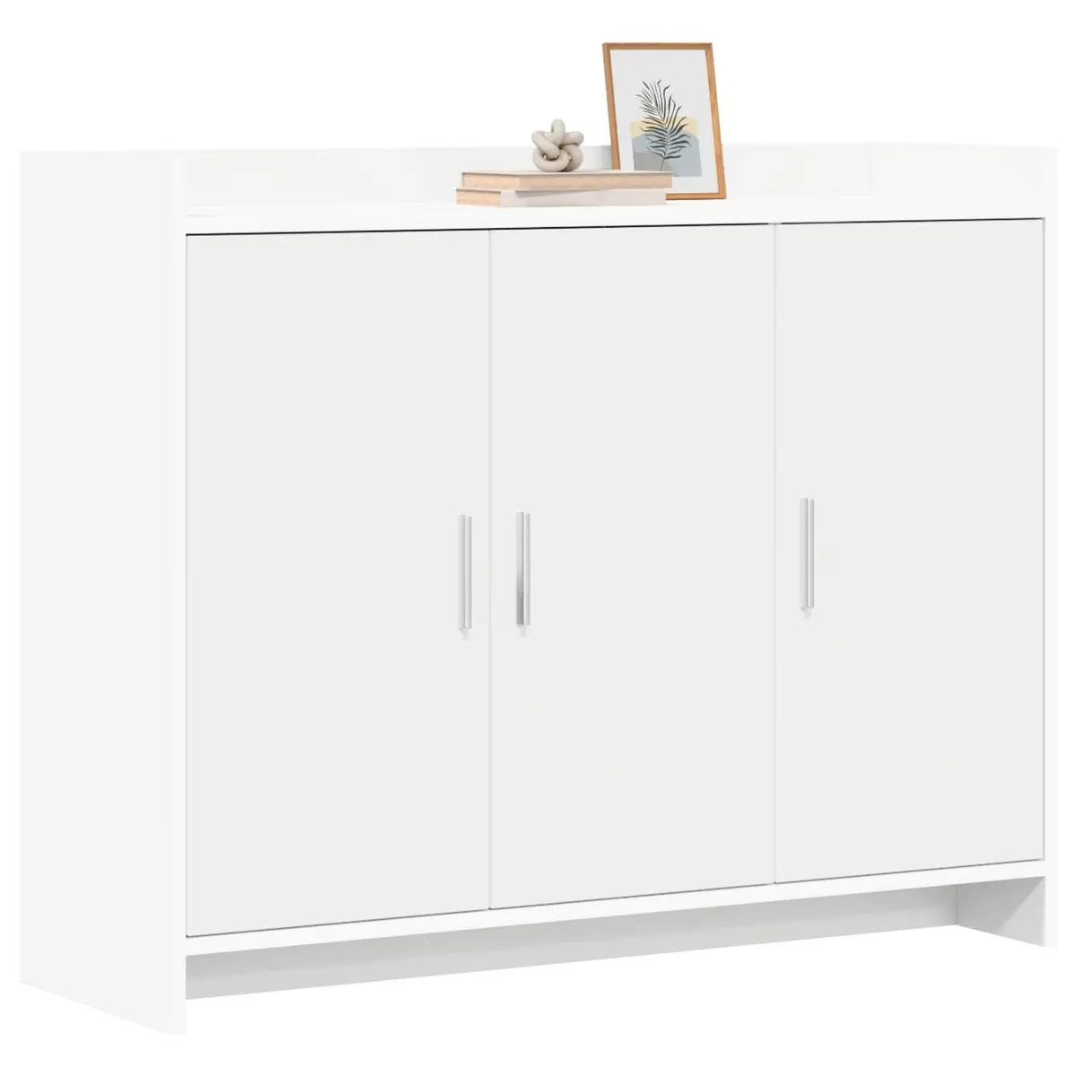 White Sideboard 98.5 x 33 x 80 cm for Home