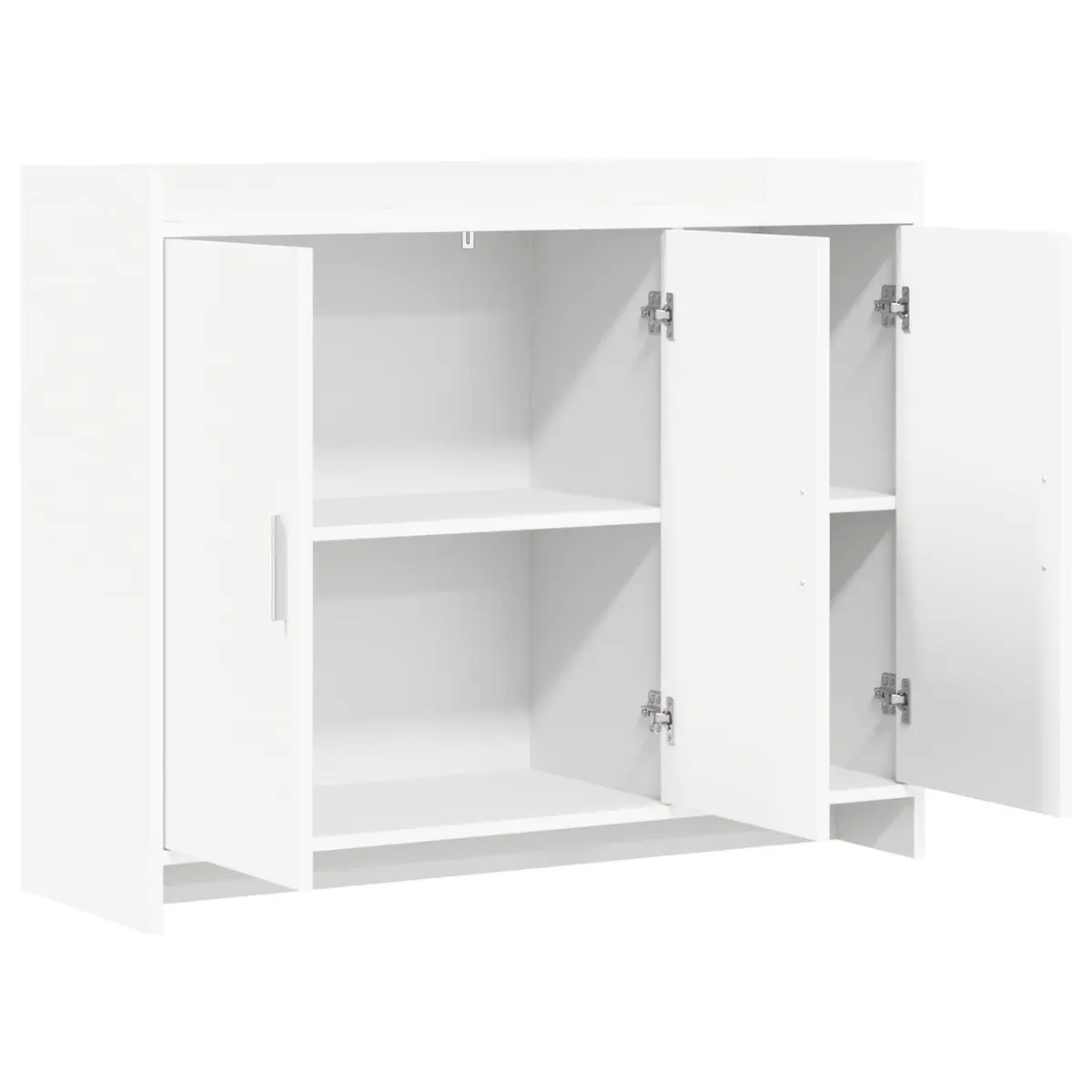 White Sideboard 98.5 x 33 x 80 cm for Home