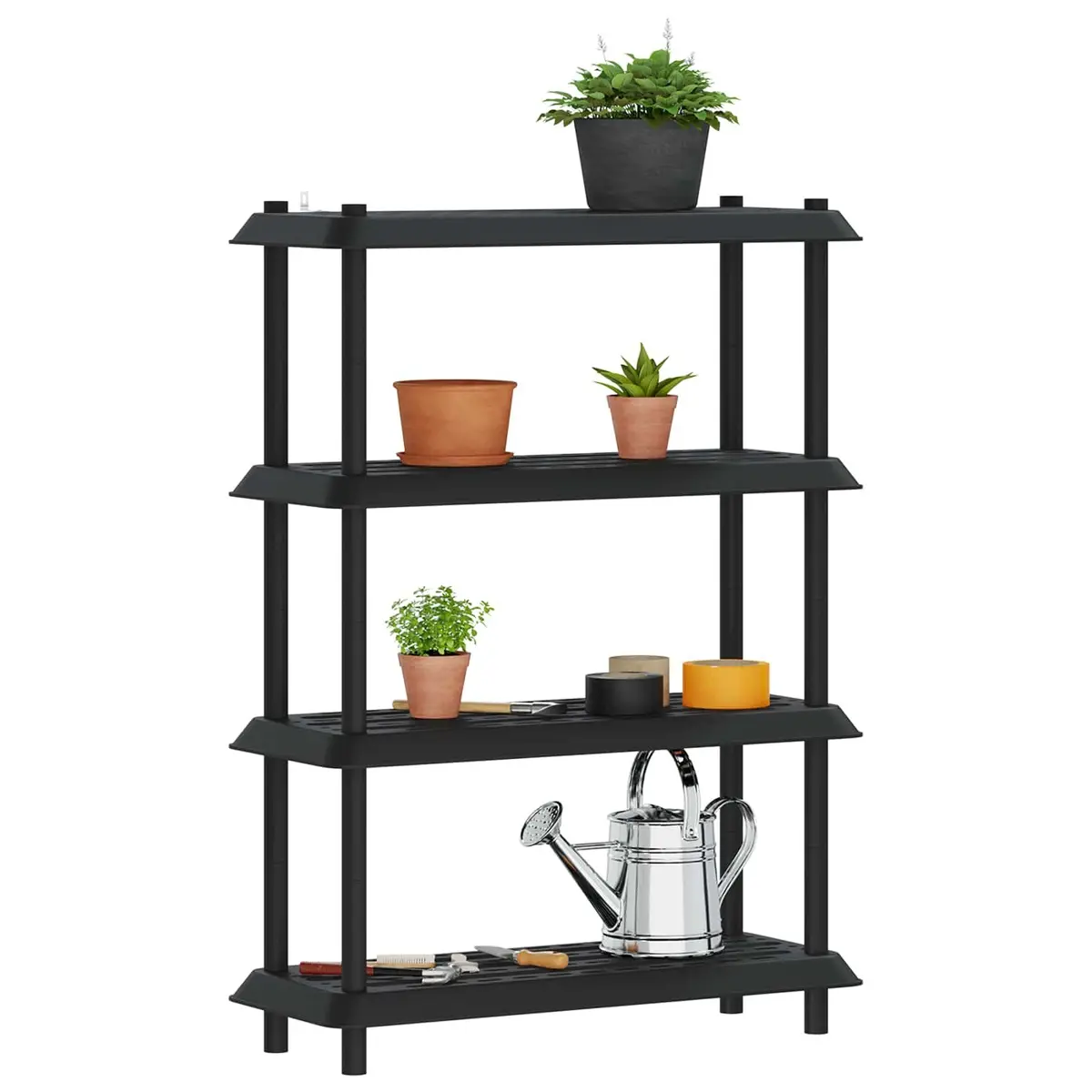 4-Tier Shelving Unit for Home and Garden