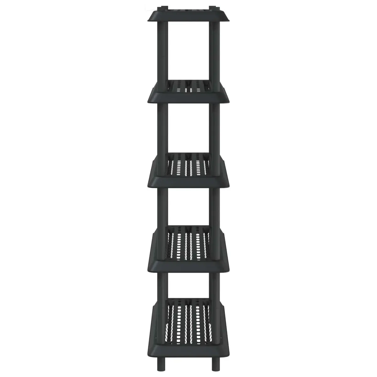 5-Tier Anthracite Shelving Unit 100 x 40 x 177 cm