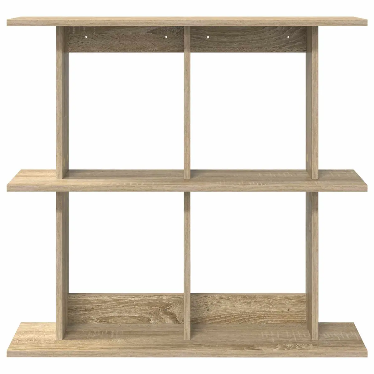 Wall Shelf Wall-Mounted Brown Sonoma Oak 80cm Engineered Wood Storage Shelving