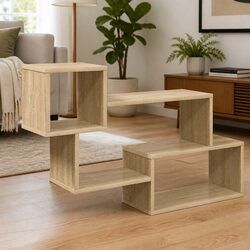 Sonoma Oak Floating Wall Shelf for Cozy Living Spaces