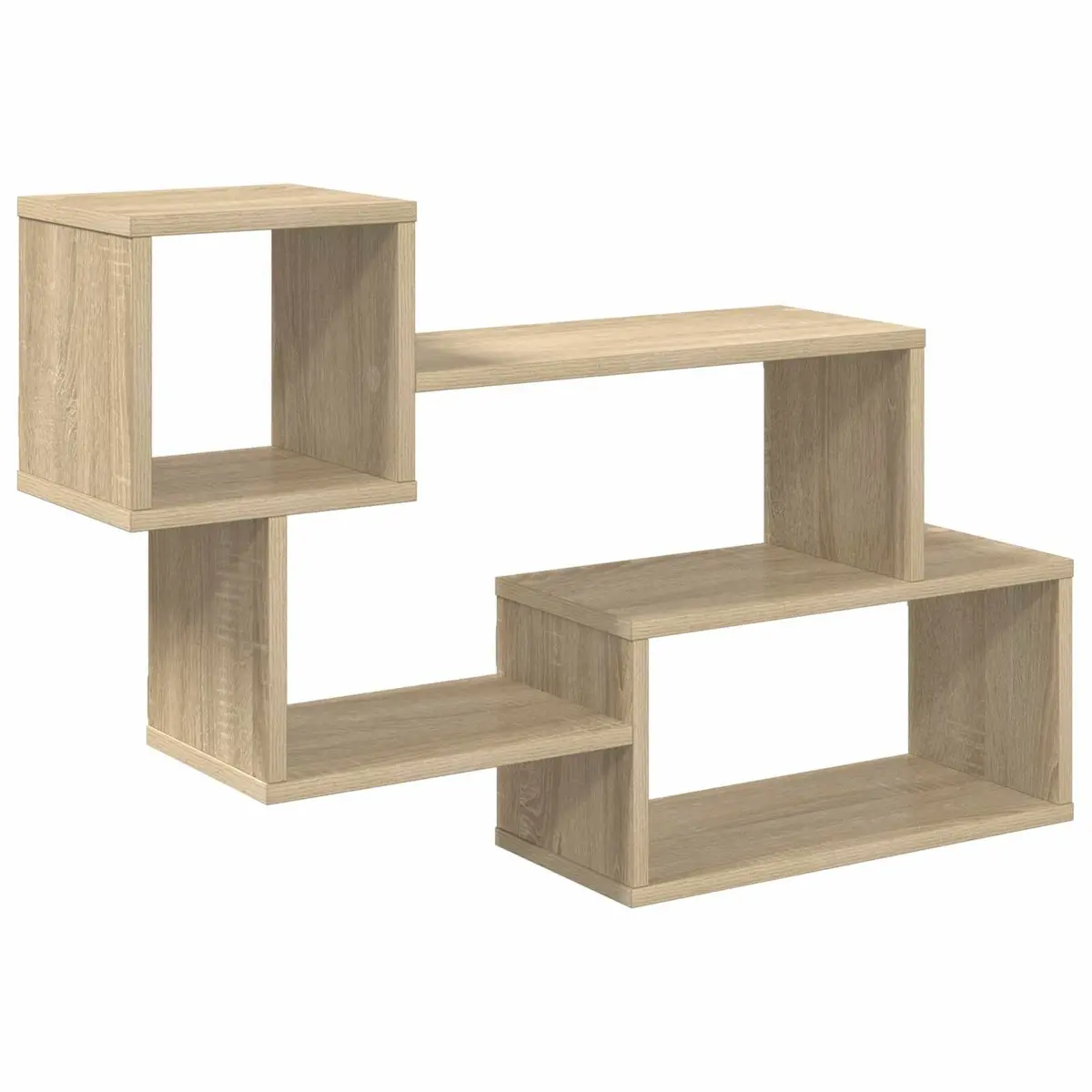 Floating Wall Shelf Modern Brown Sonoma Oak 87x20x55cm Engineered Wood