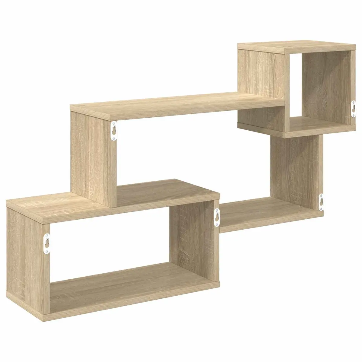 Floating Wall Shelf Modern Brown Sonoma Oak 87x20x55cm Engineered Wood