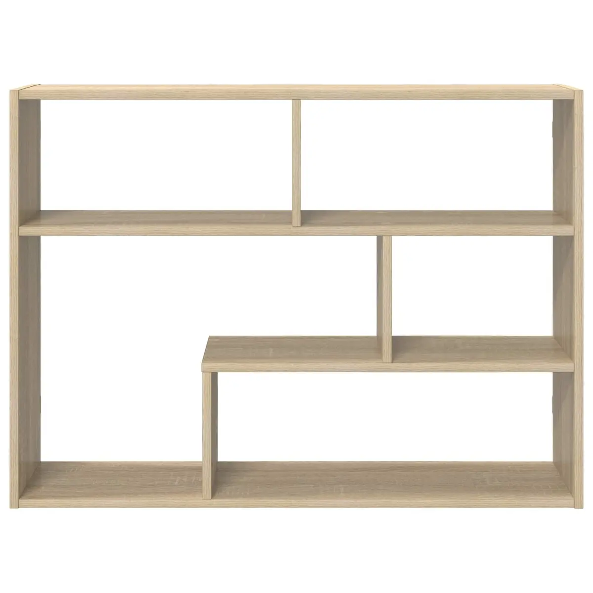 Wall Shelf Wall-Mounted Sonoma Oak Brown Modern Storage Floating Display Ledge