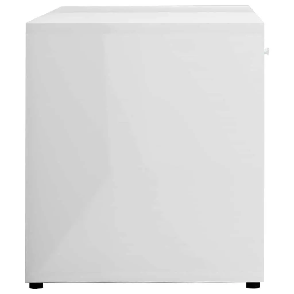 TV Cabinet White High Gloss Storage Unit Media Stand Entertainment Furniture