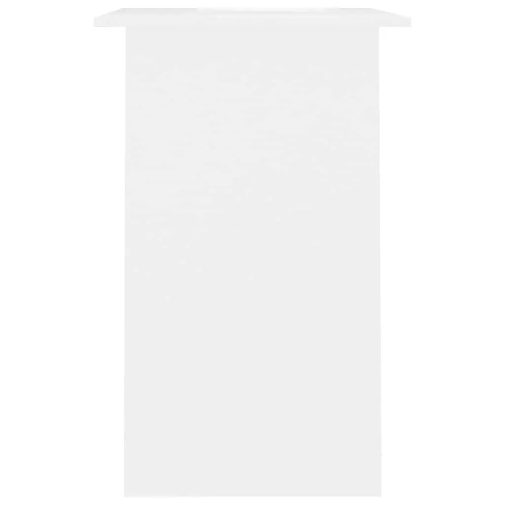 White Desk with Storage Shelf for Work or Study