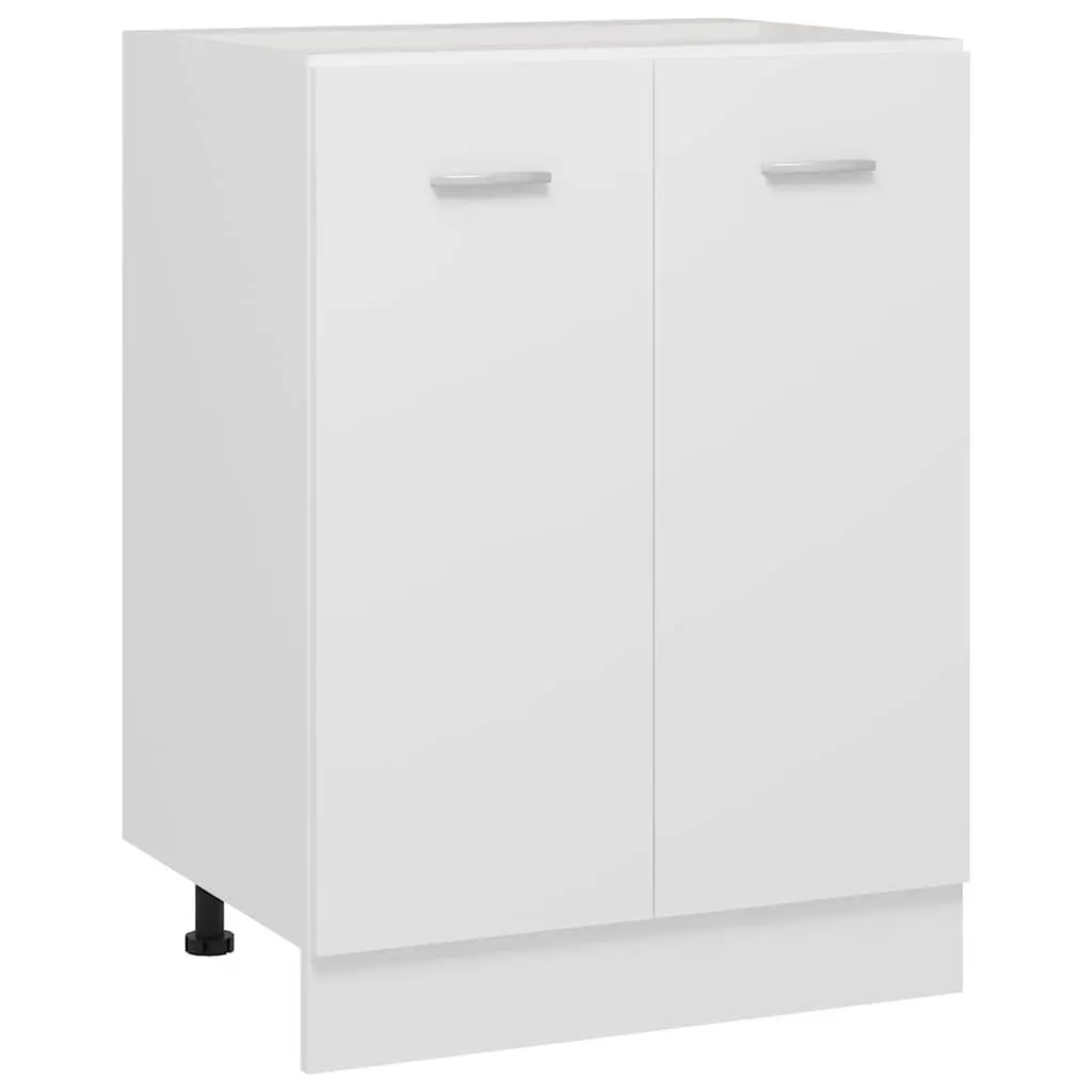 Kitchen Cabinet White Bottom Storage Cupboard 60x46x81.5cm Engineered Wood