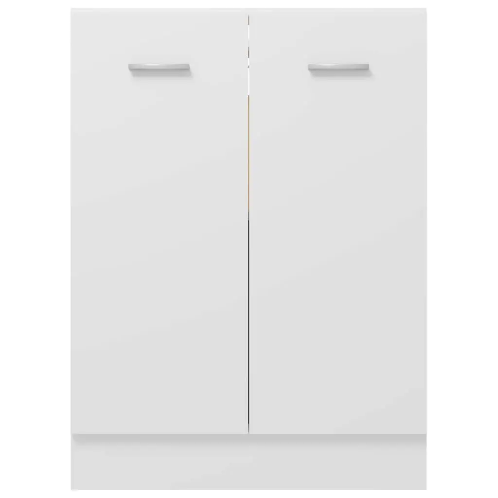 Kitchen Cabinet White Bottom Storage Cupboard 60x46x81.5cm Engineered Wood