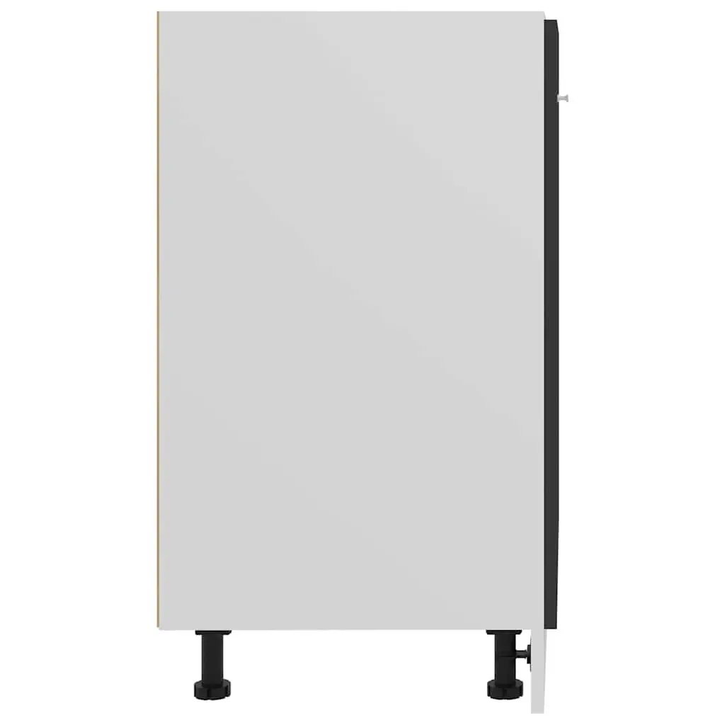 Black Bottom Cabinet for Kitchen Storage