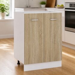 Warm Brown Bottom Kitchen Cabinet for Everyday Use