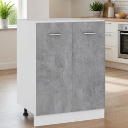 Grey Storage Cupboard for Kitchen – Engineered Wood