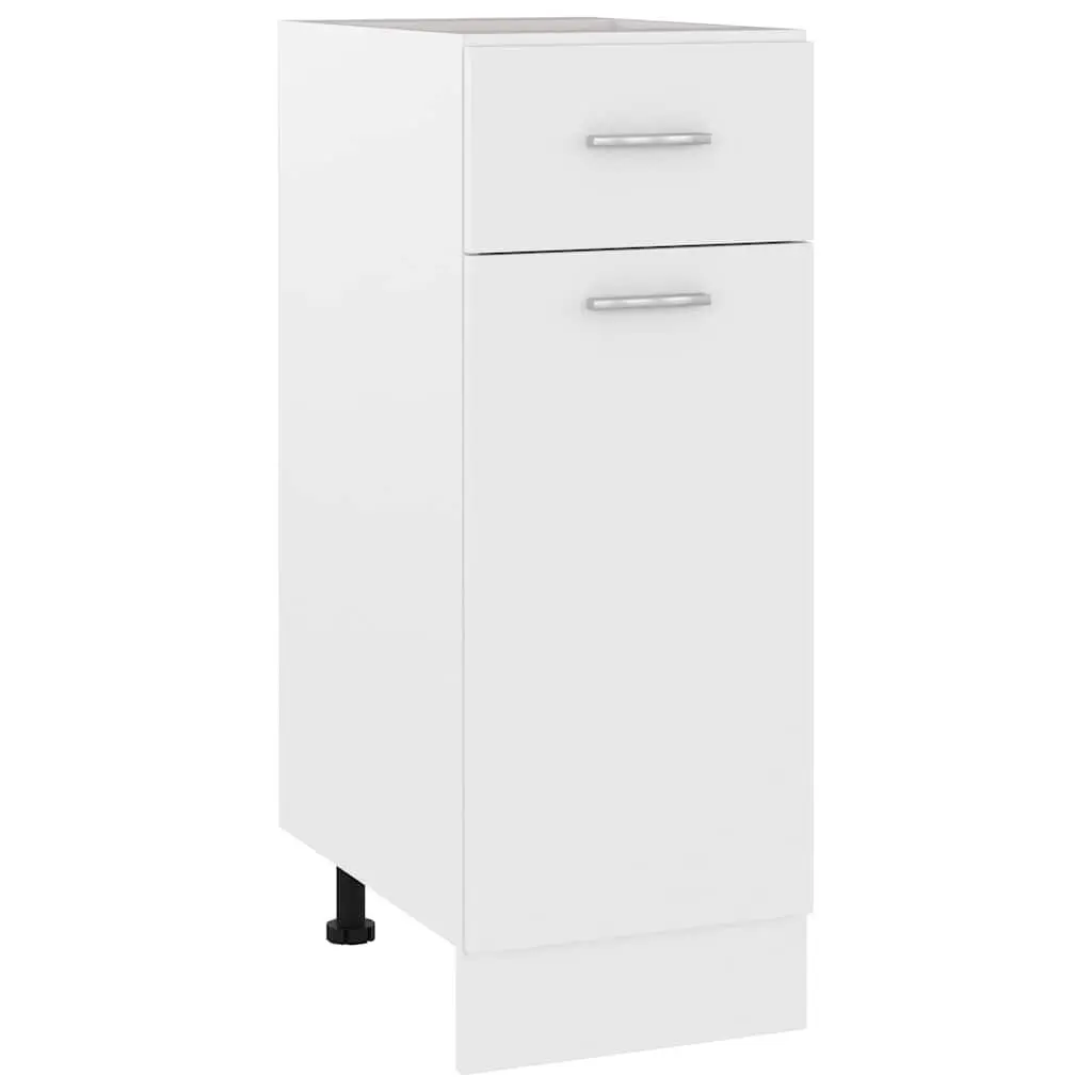 White Drawer Bottom Cabinet for Storage