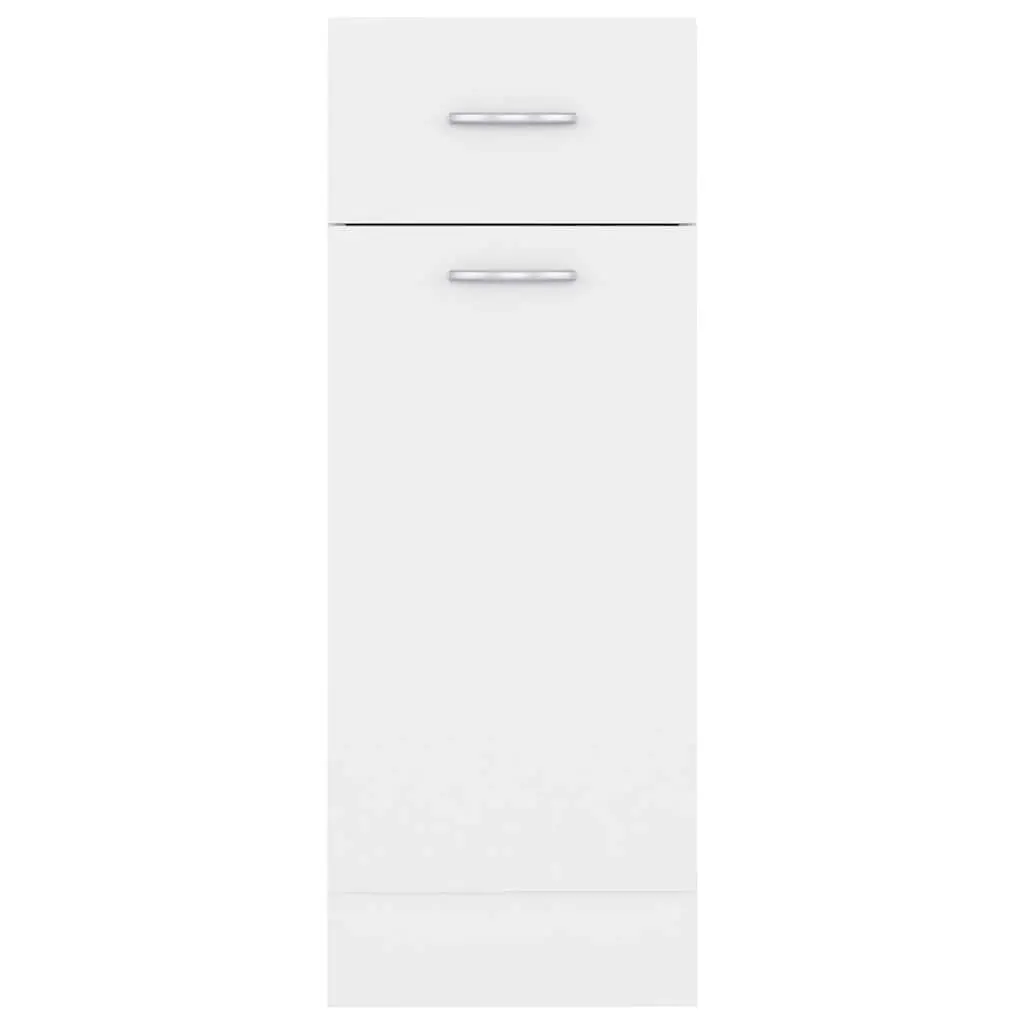 White Drawer Bottom Cabinet for Storage