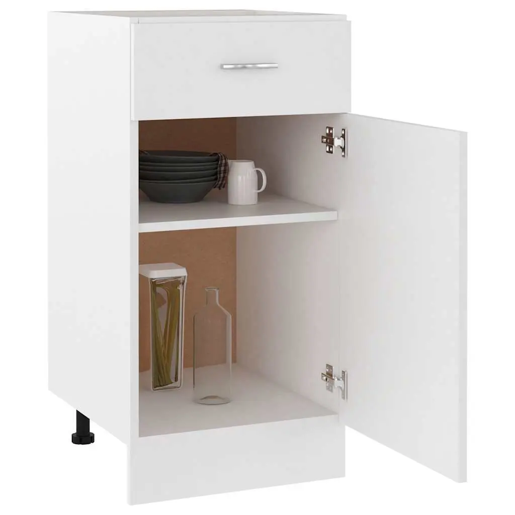 White Kitchen Sideboard with Storage Solutions