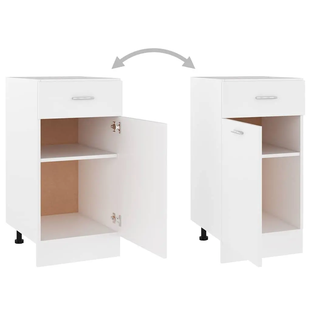 White Kitchen Sideboard with Storage Solutions