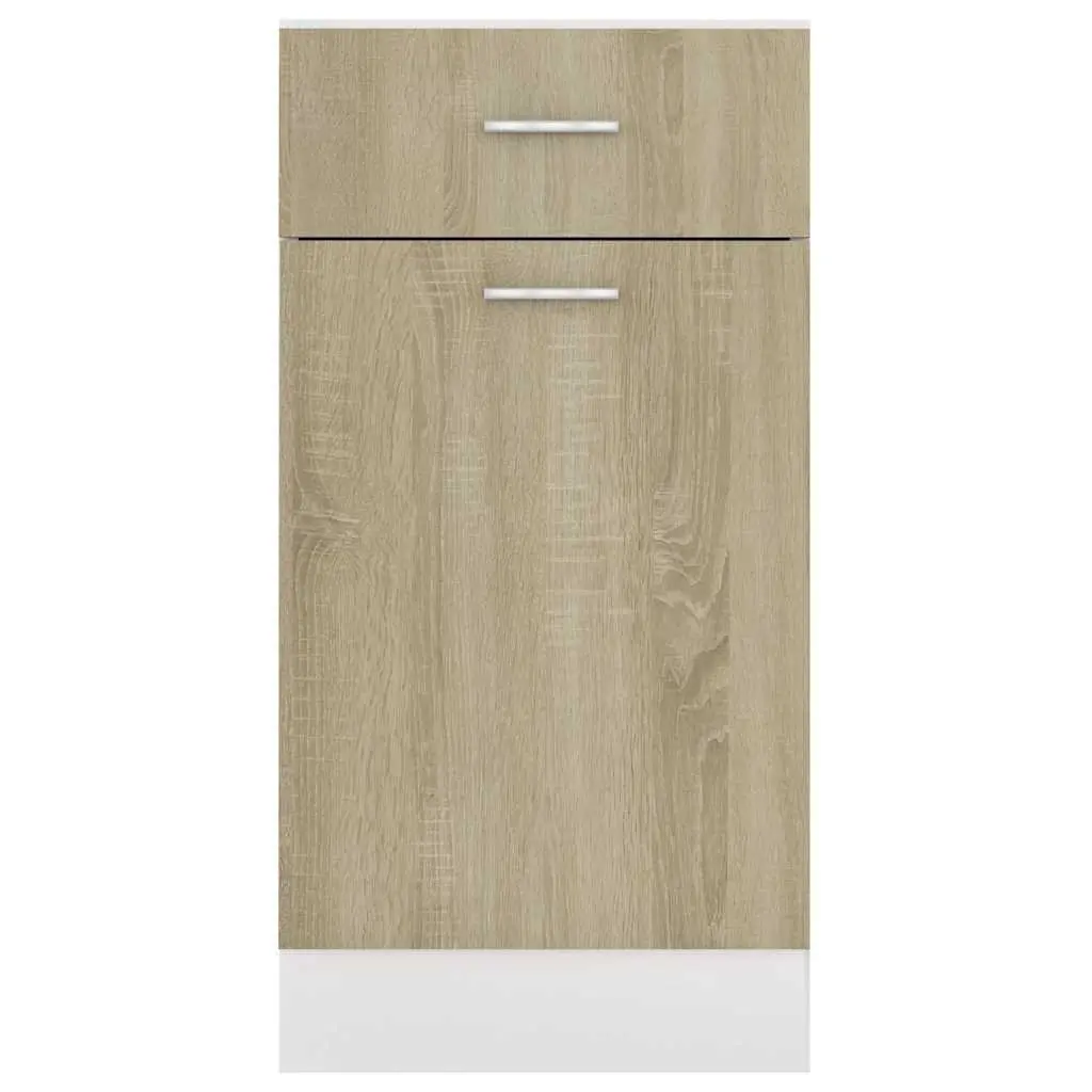 Brown Engineered Wood Storage Cabinet for Kitchen