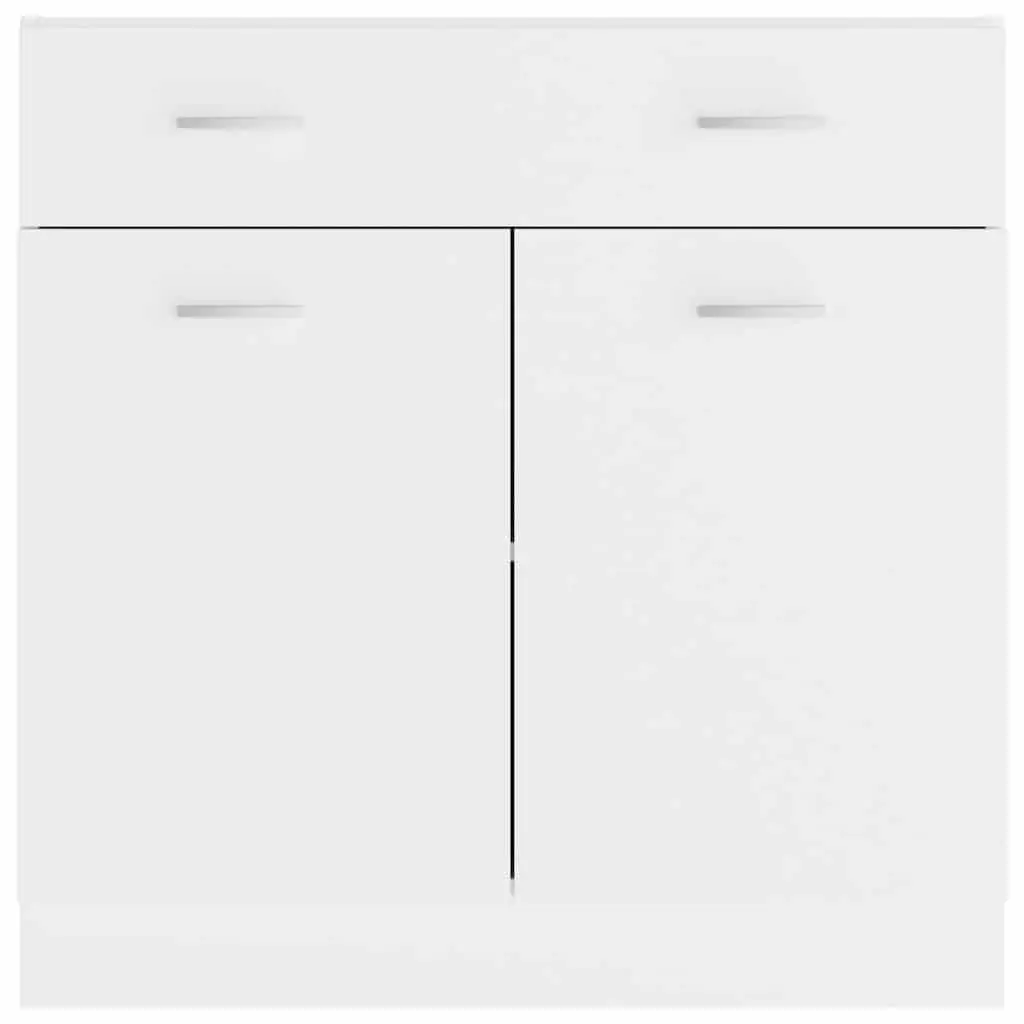 White Kitchen Cabinet for Organized Storage 80x46x81.5cm