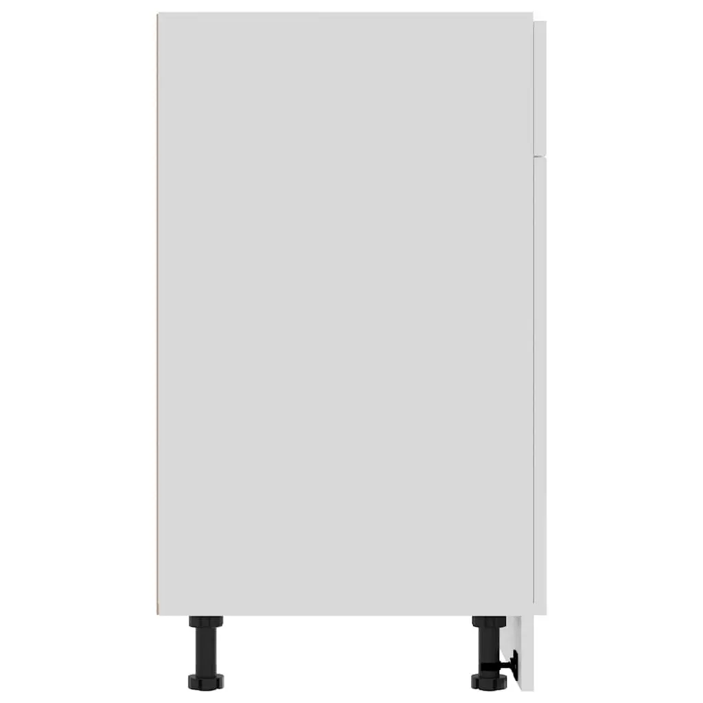 White Kitchen Cabinet for Organized Storage 80x46x81.5cm